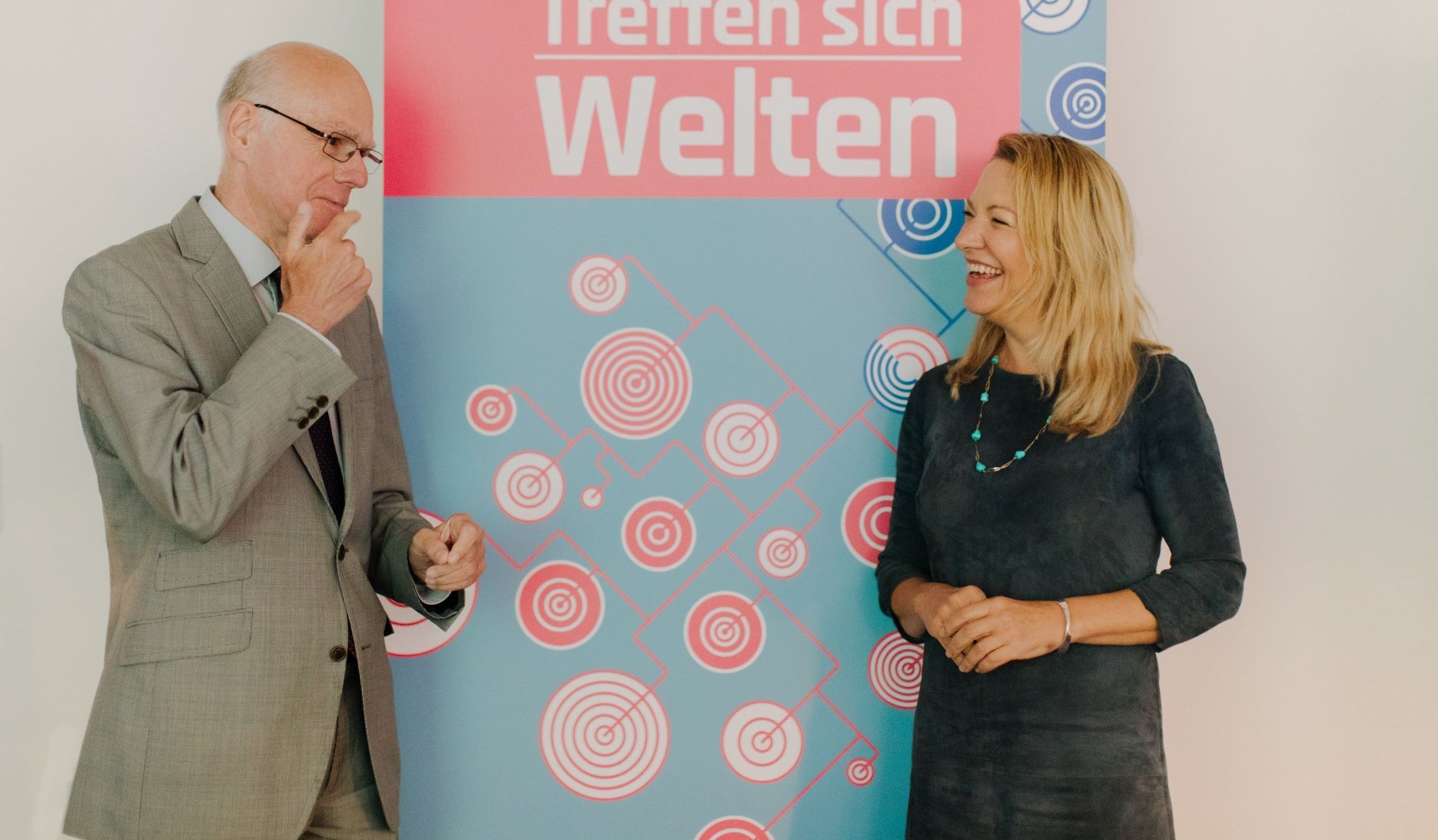 Tiefseeforscherin Antje Boetius trifft ExBundestagspräsident Norbert